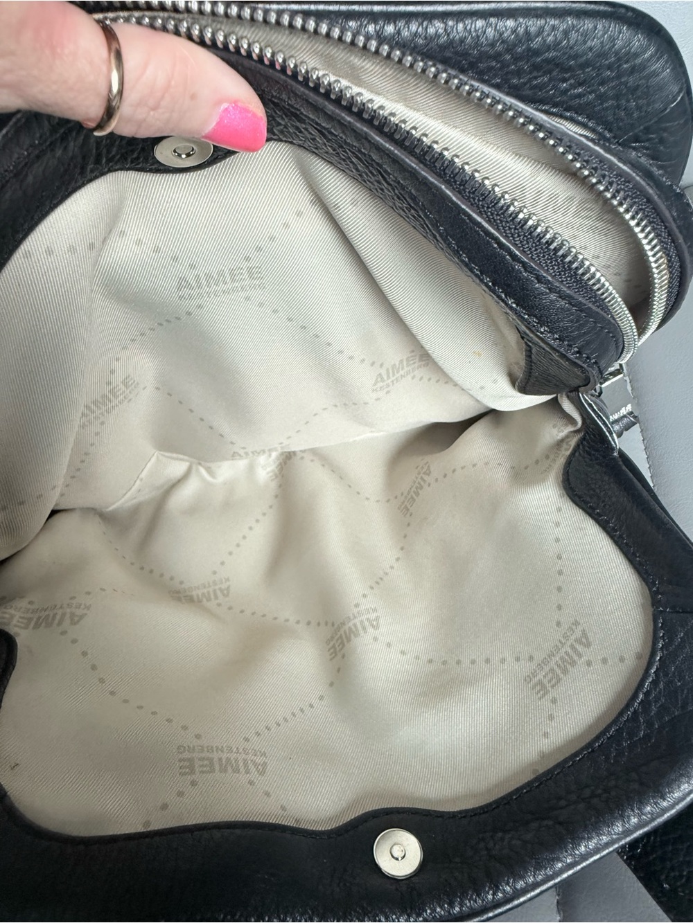 Aimee Kestenberg SOHO Satchel in Metallic Camo - Picture 11 of 12